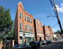 90 Street of triangular buildings in Pittsburgh 800