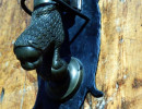 106 brass lion door knocker photographed in guatemala 800