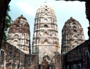 32 buddhist temples rising above the ruins 800