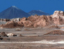 45 volcanoes on the horizon in the desert of argenitna 800