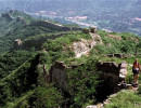 16 Following the Great Wall out of the mountains 800