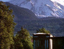 36 the looming volcano villarica in chile of south america